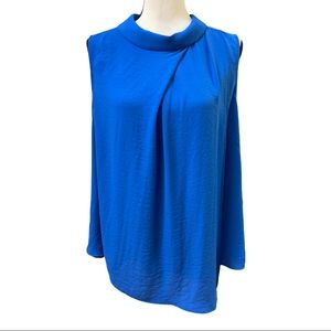 Vince Camuto Blue Flowy Tank 1X